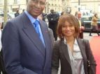 Avec le Président Abdou DIOUF, Secrétaire Général de l'Organisation Internationale de la Francophonie.